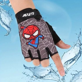 Resim Bga Çocuk Eldiveni Bisiklet Paten Spor Outdoor Kamp Eldiveni 