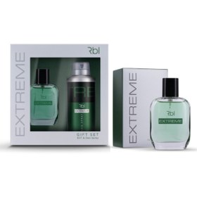 Resim Rebul Extreme EDT Erkek Parfüm 100 ML (50+50) + 150 ML Deodorant Seti 