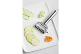 Resim DervisİN Paslanmaz Çelik Sebze Meyve Julyen Soyucu & Doğrayıcı 17 Cm 