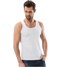 Resim 10'lu Paket Erkek Lüks Premium %100 Pamuklu Ter Emici Atlet 001 