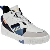 Resim Gamelu Yüksek Bilekli Erkek Spor Ayakkabı Sneaker Ek-polo Beyaz Beyaz 