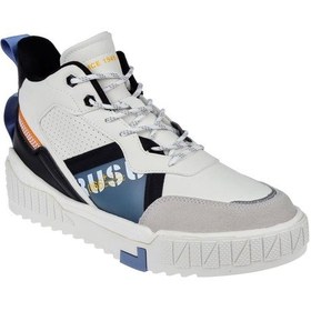 Resim Gamelu Yüksek Bilekli Erkek Spor Ayakkabı Sneaker Ek-polo Beyaz Beyaz 