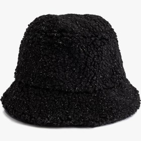 Resim Kadın Peluş Bucket Şapka 