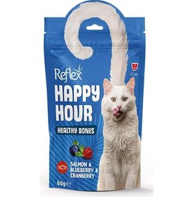 Resim Reflex Happy Hour Sağlıklı Kemikler İçin Kedi Ödül Maması 60 Gram 