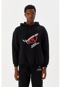 Resim No Fear Erkek Sweatshirt Kapüşonlu Siyah M500227 001 