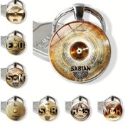 Resim Karardayken Parlayan DJ Davulcu Zaman Mücevheri Anahtarlık - Gümüş Metal & Cam, Müzik Teması, Doğum Günleri, Yıldönümleri, Mezuniyetler & Daha Fazlası İçin Mükemmel 