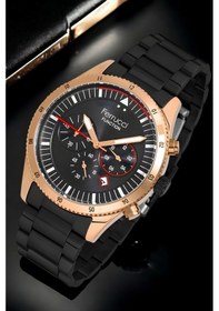 Resim Ferrucci Function, 3atm, Siyah-rose Renk Erkek Kol Saati, Fc.13907tm.02 Sdfer133 Çok Renkli 