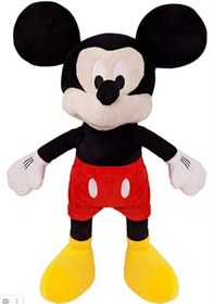 Resim Miki Fare Mickey Mouse Minnie Mosue Figür Peluş Oyuncak Uyku Oyun Arkadaşı Büyük Boy 50 Cm Siyah 