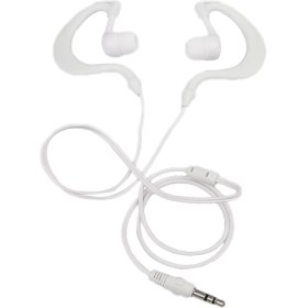 Resim Prettyia 3.5mm Earhook Su Geçirmez Spor / Koşu / Açık Havada Kulaklık Kulaklık Kulak Kulaklık Kulaklık Iphone Samsung Ipod Mp3 Mp4 ve Diğer 3.5mm Jack Cihazları Beyaz(Yurt Dışından) 