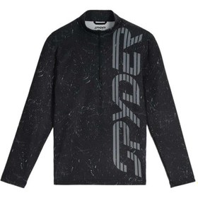Resim Spyder Spyder Podium 1/2 Zip Erkek İçlik Üst Sws Siyah 