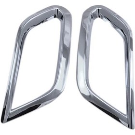 Resim Opel Mokka 2012 2020 Arası Sis Çerçevesi Abs Plastik Krom 