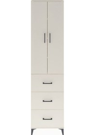 Resim Arges Dolap Tek Raflı 4 Çekmeceli 2 Kapaklı 60x30x243 Aytaşı-aytaşı Aytası 