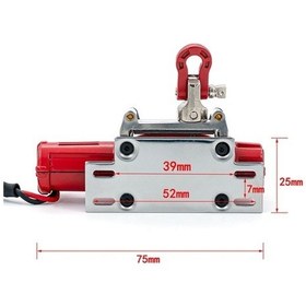 Resim Pazly Vinç Ve Uzaktan Uyumlu Trx-4 Traxxas Sistemi Scx10 Rc Kumandalı Geeroyoo Axial 1/8 1/10 - Qv 