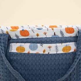 Resim Bebek Bakım Çantası - İndigo Havuz - Mavi Balkabağı 