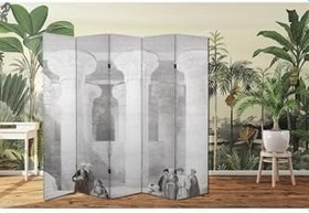 Resim Tarih Temalı Özel Tasarım Paravan Room Divider 180 x 200 cm Paravan-1032-1 