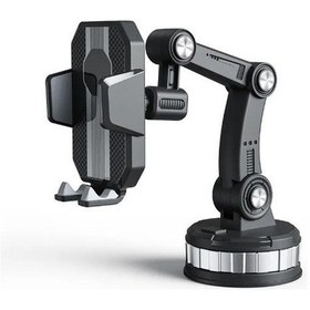 Resim Coofbe Süper Vantuzlu Teleskopic Ayarlanabilir Ön Cam Araç Tutucu Torpido Üstü Araç Telefon Tutucu 