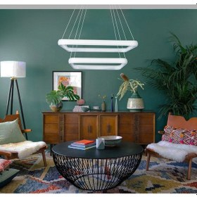 Resim Tra30013 Eco 60X60 Cm Led Avize Sarkıt Ovalköşe Vısgraat 