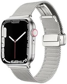 Resim CONSTRAIN - Apple ile uyumlu Watch Ultra 1/2 49mm Kordon Klipsli Metal Hasır Kordon 85 