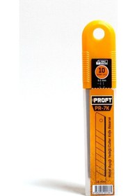 Resim 6 paket (60 adet) Maket Bıçağı Yedeği Proft Pr-7k 0.5mm 18 Mm 