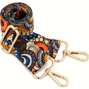 Resim Boho-Chic Ayarlanabilir Omuz Askısı - Hafif, Moda Polyester Yedek Çanta & Gitar Askısı 