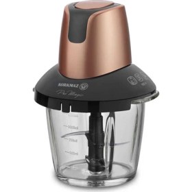 Resim Korkmaz Pro Magic 4 Bıçaklı RosagoldSiyah Cam Doğrayıcı 