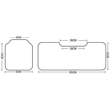 Maiyame Evrensel Araç İçin Nefes Alabilen Bambu Kömürlü Pu Deri Arka Koltuk Yastığı - Kaymaz, Yıkanabilir, Kolay Temizlenir