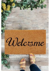 Resim Kedi Deseni, Kapı Önü Paspası, Dijital Baskı Paspas 