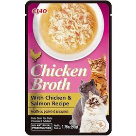 Resim Inaba Ciao Chicken Broth Tavuk Sulu ve Somonlu Kedi Çorbası 50 Gr 