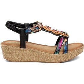 Resim Guja 24y155-2 Kadın Sandalet Siyah 