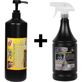 Resim Dtx Kimya Kumlu El Temizleme Kremi ( Sabunu) 1 kg & Lastik Parlatıcı Jel 500 ml 