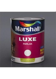 Resim Marshall Luxe Parlak Sentetik Yağlı Boya 2.5 Lt Beyaz (536141717) 