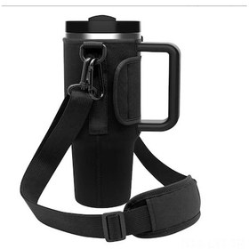 Resim Youtek 40oz Araba Bardak Kılıfı - Su Geçirmez Malzeme İle Isı Saklama, Taşınabilir Ve Pratik Kullanım Siyah 