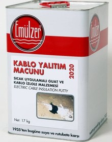 Resim Emülzer Kablo Yalıtım Macunu 17 Kg / Metal Kutu 