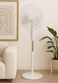 Resim Girist Gr30 Merkür 3 Kademeli Ayaklı Vantilatör 40 cm Beyaz 