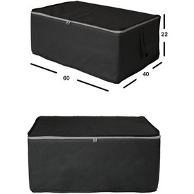 Resim Adarya Home 6 Adet - Düz Büyük Boy Bazaaltı Ve Çekyat Hurç 60 X 40 X 22 Cm Gri 