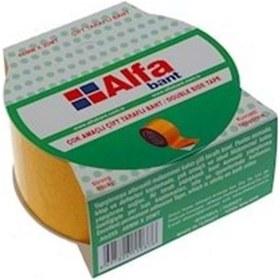 Resim Alfa Çift Taraflı Bant 38 MMx20Mt. 