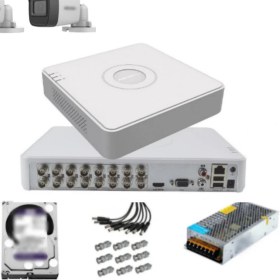 Resim Hikvision 12 Kameralı Güvenlik Kamera Hazır Set 2tb 7/24 Hdd-2tb Kayıt Kapasiteli Sistem 