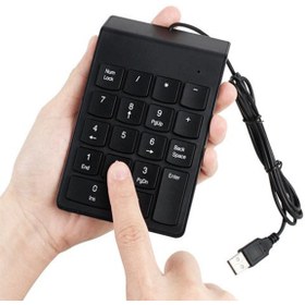 Resim Genel Markalar Numerik Keypad Usb 2.0 Kablolu Mini Numerik Keypad18 Tuşlu 