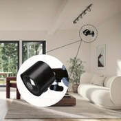 Resim Tüm Kameralar İçin Standart 1/4 İğneli Deliklerle Dönüşen I-Tipi Mini Kamera Braketi - Ağır Hizmet Tipi Demir İç Mekan Duvar Montaj Güvenlik Kamerası Braketi, Ev ve Ofis Gözetimi İçin Alan Tasarrufu Sağlayan Kompakt Tasarım, Minimalist Tasarım, Sağlam Yapı 