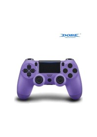 Resim Ps4-pc-android Box-android-Apple Uyumlu iOS Telefon Tablet Titreşimli Bluetooth Oyun Kolu Mor 