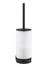 Resim Grohe Selection Tuvalet Fırçası Seti Phantom Black - 41215kf0 Krom 