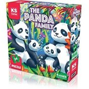 Resim KS Games The Panda Family 24 Parça Puzzle 