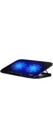Resim M40 Gaming Laptop Soğutucu Notebook Standı, Mavi Led,14-15.6-17 Inch Uyumlu, 2 Fan, 2 USB 