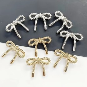 Resim 6 Adet Oymalı Fiyonk Metal Düğme, 18/23mm, Şık Mini Çiçek Desenli, Gömlekler, Elbiseler, Kazaklar ve Ceketler için DIY Dikiş – Tüm Giysiler İçin Dekoratif ve Moda Aksesuar 