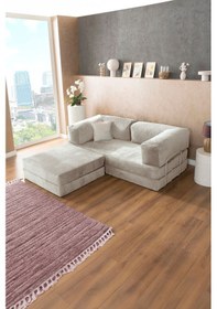 Resim Good Night Legom Köşe Koltuk & Aktivite Yatağı & Uzanma Koltuğu Kırık Beyaz 