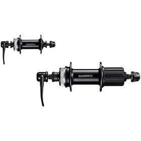 Resim Shimano Altus Qc300 Ön & Arka Gobek Seti 36d C.lock Siyah 