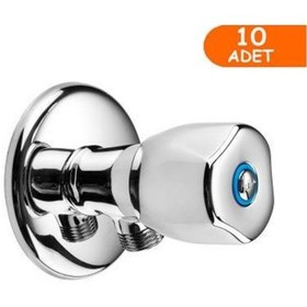 Resim 10 Adet Eca Pınar Rozetli Ara-Taharet Musluğu 104 Toptan Bliste Krom 