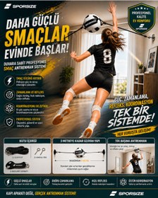 Resim Sporsize Voleybol Smaç Antrenmanı - Asma Aparatları Dahil - Ürün İçerisinde Top Yoktur. 