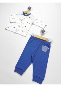 Resim Yeniçay Erkek Bebek 2'li Takım Mavi 