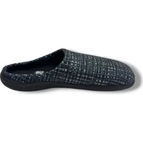 Resim Gezer 16722-26 Nokta ve Çizgi Desenli Termal Erkek Ev Terlik 